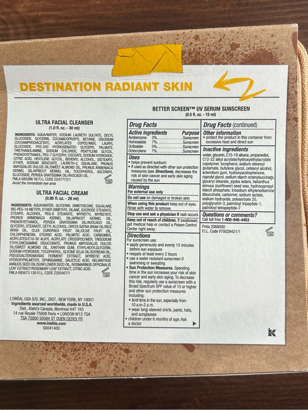 Kiehl's Destination Radiant Skin Set - Picture 9 of 9